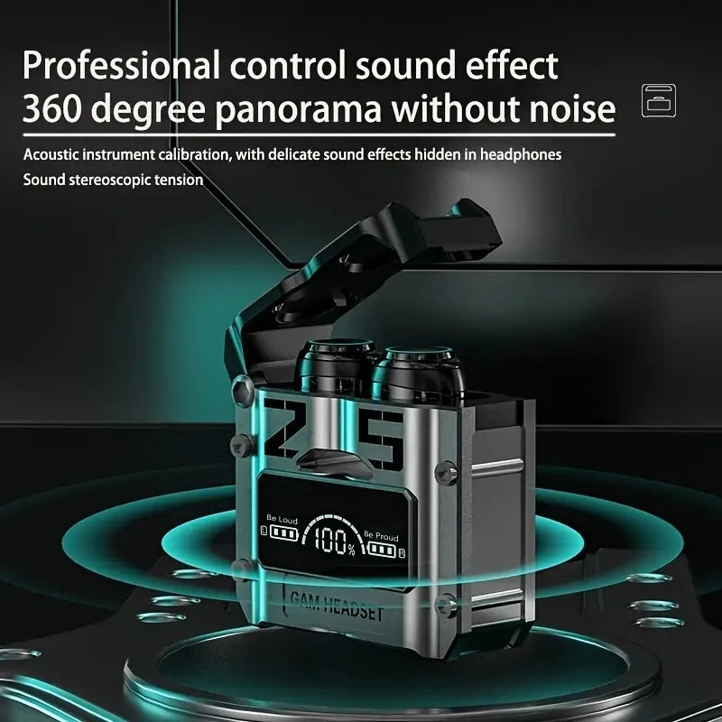 M25 Premium Noise-Cancelling Earbuds – Studio-Quality Audio, Transparency Mode