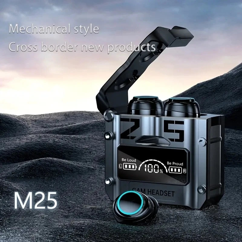 M25 Premium Noise-Cancelling Earbuds – Studio-Quality Audio, Transparency Mode