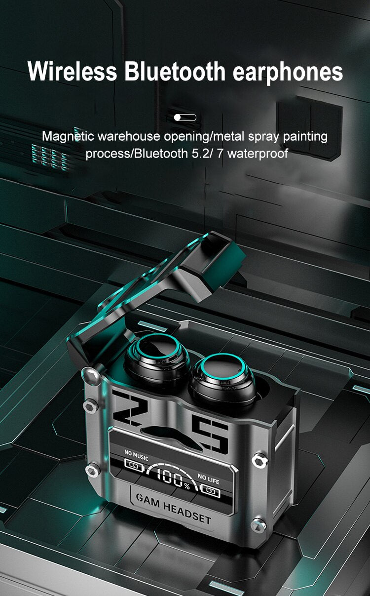 M25 Premium Noise-Cancelling Earbuds – Studio-Quality Audio, Transparency Mode