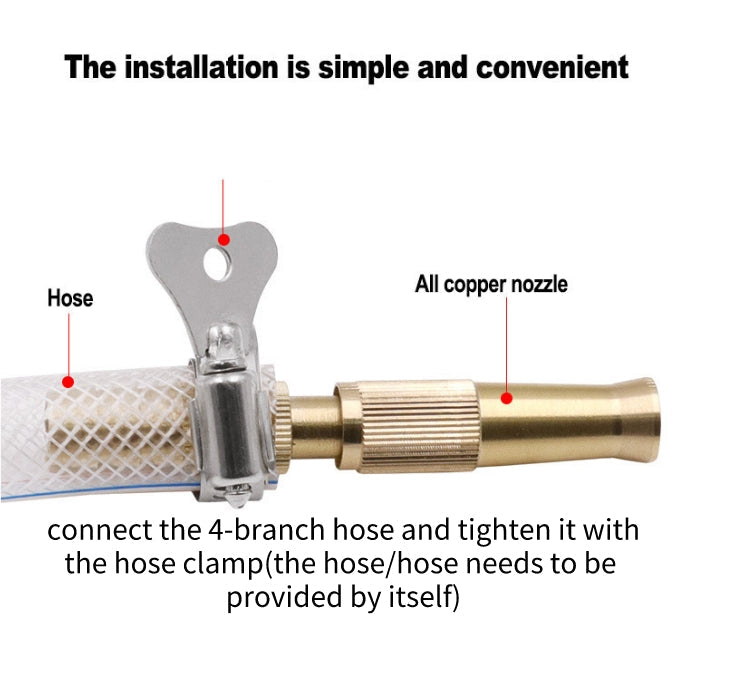 High Pressure Copper Water Pipe Nozzle - Neozen Store