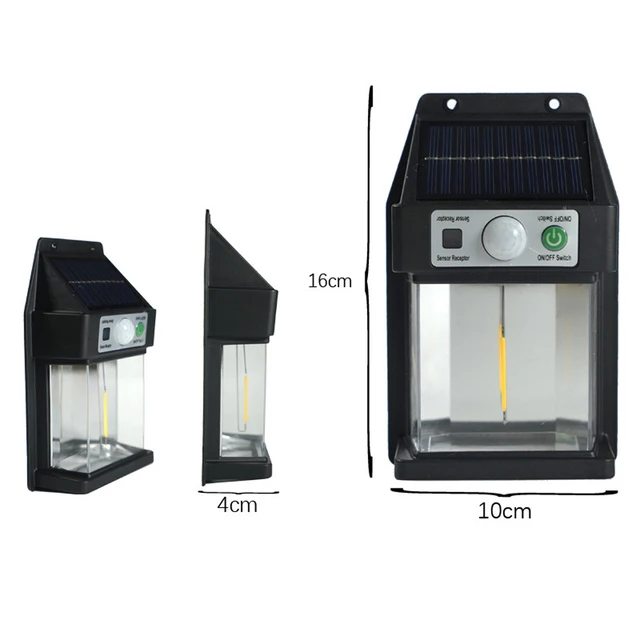 Solar Motion Sensor Wall Lamp – Energy-Efficient Outdoor Lighting