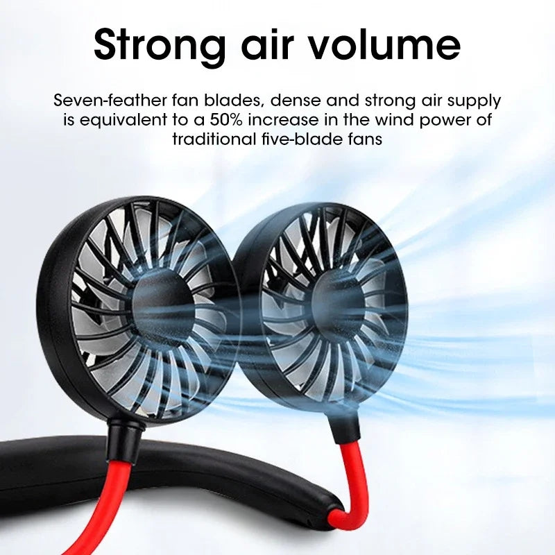 Portable Hanging Rechargeable Neck Fan - Neozen Store