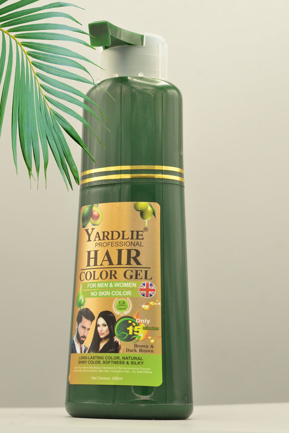 Yardlie Dark Brown Hair Color Gel 200ml. - Neozen Store