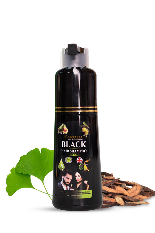 Yardlie Natural Black Hair Color Shampoo UK Based Formula 200ml. - Neozen Store