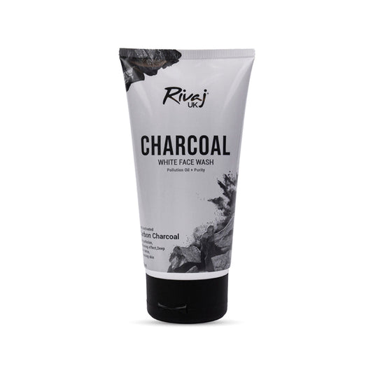 Rivaj UK Charcoal White Face Wash (100ml) - Deep Cleansing - Neozen Store