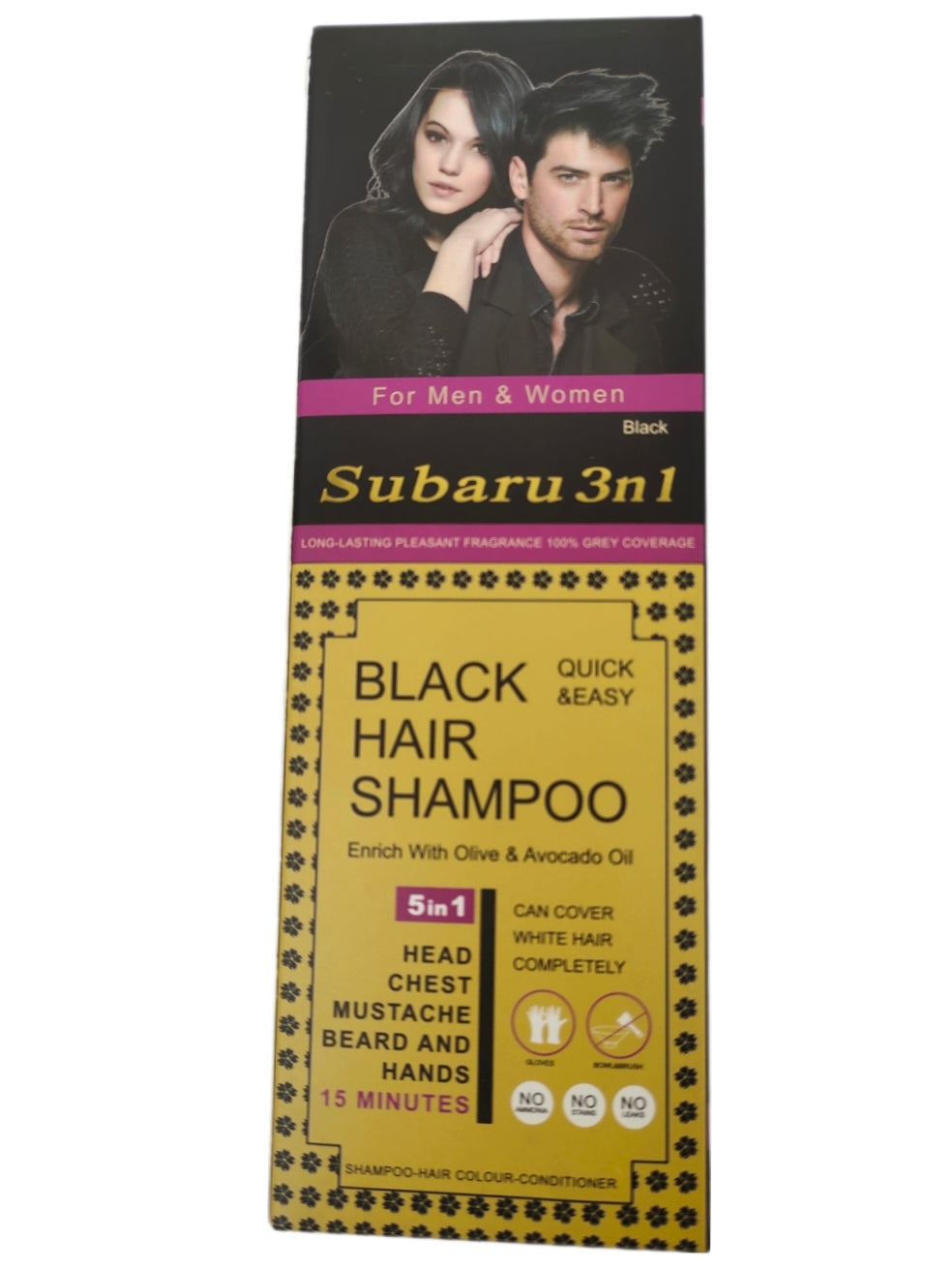 Subaru Dark Brown Hair Color Shampoo for Men & Women - Neozen Store