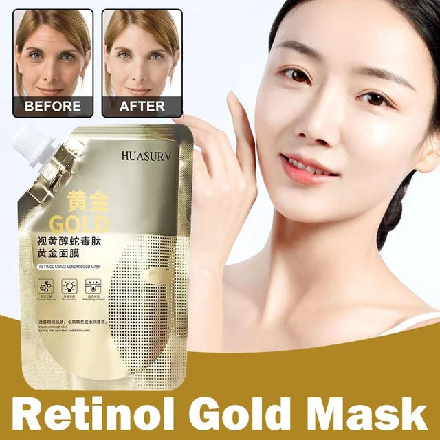 Luxurious Retinol Gold Mask for Smoother, Youthful Skin