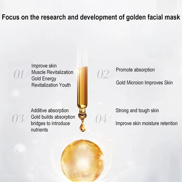 Luxurious Retinol Gold Mask for Smoother, Youthful Skin