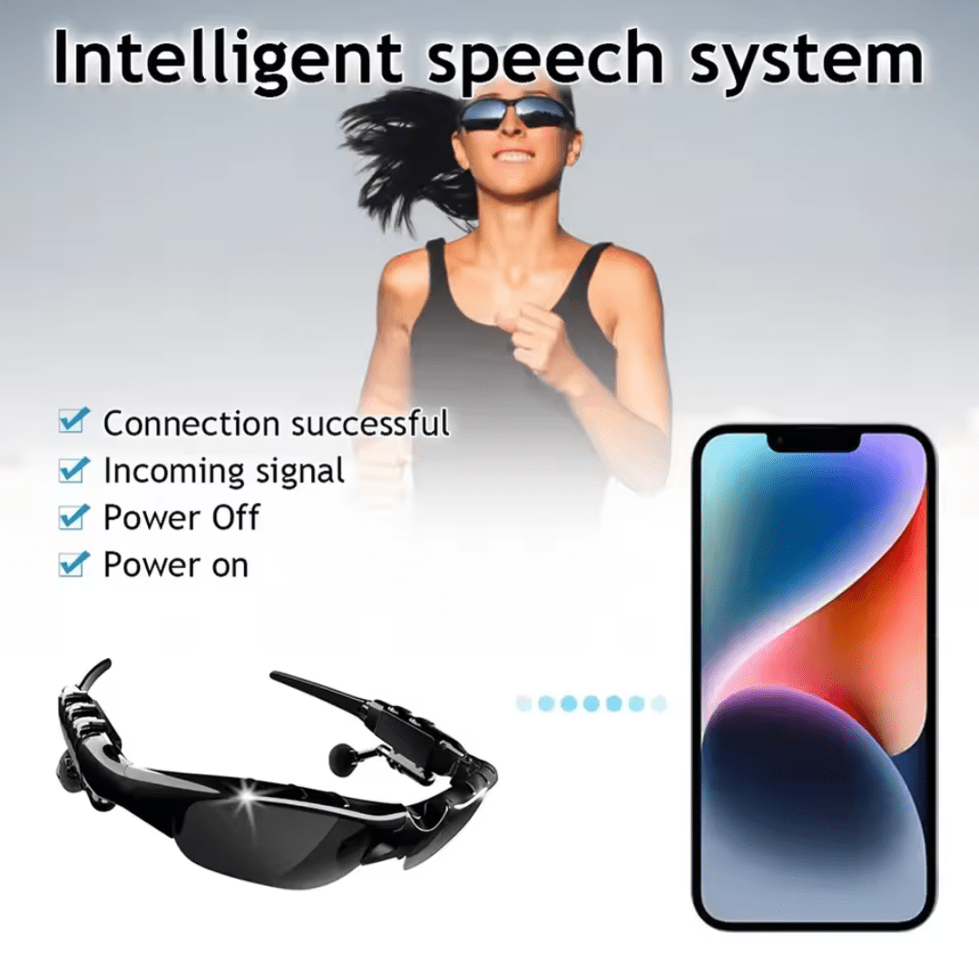 Smart Bluetooth Audio Glasses | Wireless Hands-Free Outdoor Sports Sunglasses