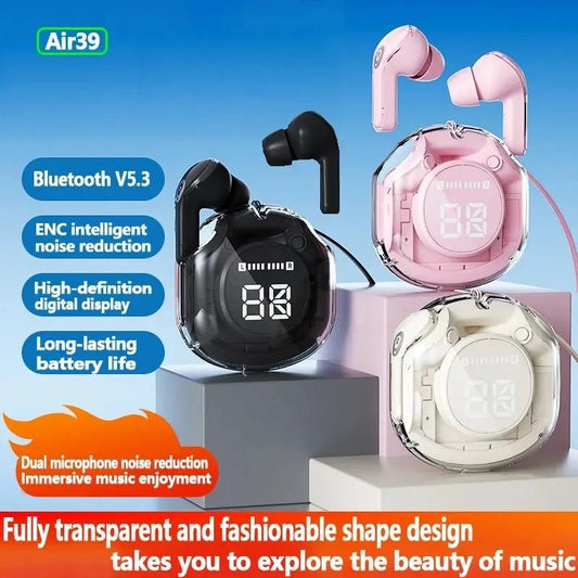 Air39 Crystal Transparent Ultra 3D Earbuds - Neozen Store