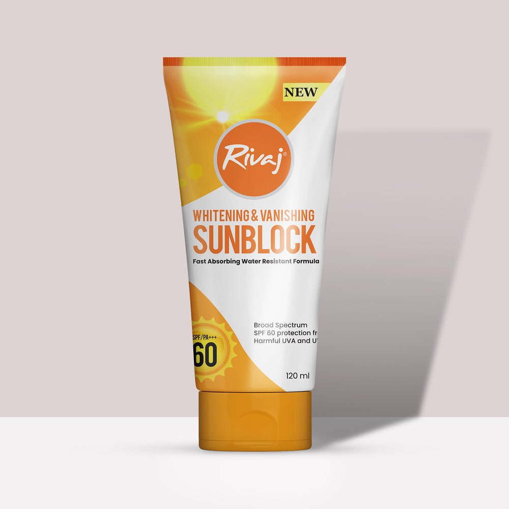 New Rivaj UK Whitening & Vanishing Sunblock SPF60 - Neozen Store