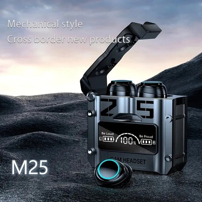 M25 Premium Noise-Cancelling Earbuds – Studio-Quality Audio, Transparency Mode