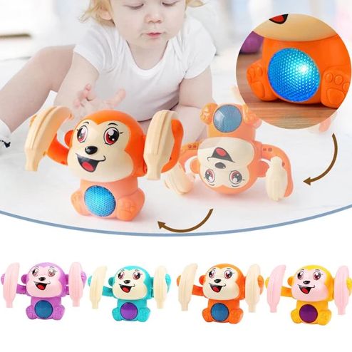 Tumble Monkey  With 360° Roll & Glow | for kids - Neozen Store